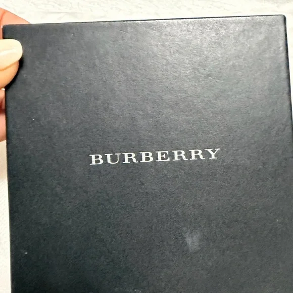 Burberry Tan and Brown Checkered Card Holder wallet like NEW